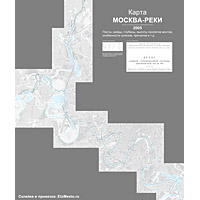 Карта глубин Москва-реки
