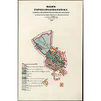 Старая карта Волоколамска