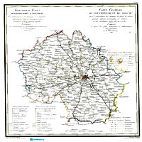 Генеральная карта Московской губернии в атласе Пядышева