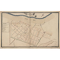 Проектный план уездного города Каширы 1787 года
