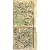 Топографическая карта ВТУ восточных окраин Москвы 1929 года