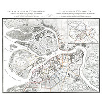 План С.Петербурга, составленный Фитцтумом. Версия 1823 года.