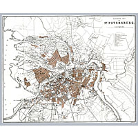 Handbook map of St.Petersburg