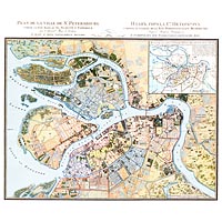 План С.Петербурга, составленный Фитцтумом. Версия 1821 года.