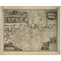 Карта Ингерманландии 1727 года
