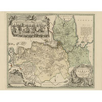 Карта Ингерманландии 1734 года