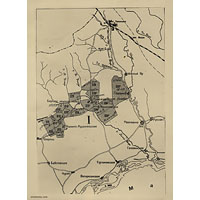 Карта окрестностей станции Тихонькая 1911 года