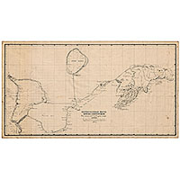 Меркаторская карта берегов Северного океана 1826 года