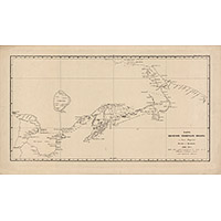 Карта берегов Северного океана 1821 - 1826 годов