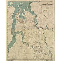 Карта Гыданского полуострова 1930 года