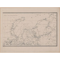 Карта Новой Земли и полуострова Таймыр на французском 1878 г.