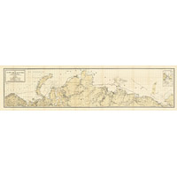 Карта северного морского пути 1878 года