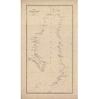 Карта земли Ямала с описи штурмана Иванова