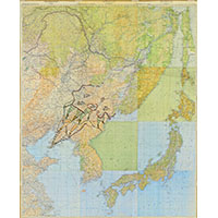 Карта РККА Приморья, Сахалина, Маньчжурии, Японии и Кореи