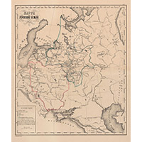 Карта России в XIV в. и до середины XV в.