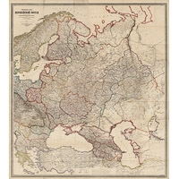 Генеральная карта Европейской России 1878 года