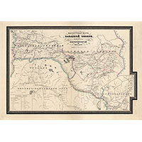Маршрутная карта Западной Сибири 1843 года