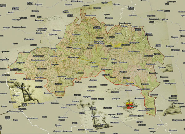 Территория охвата карты