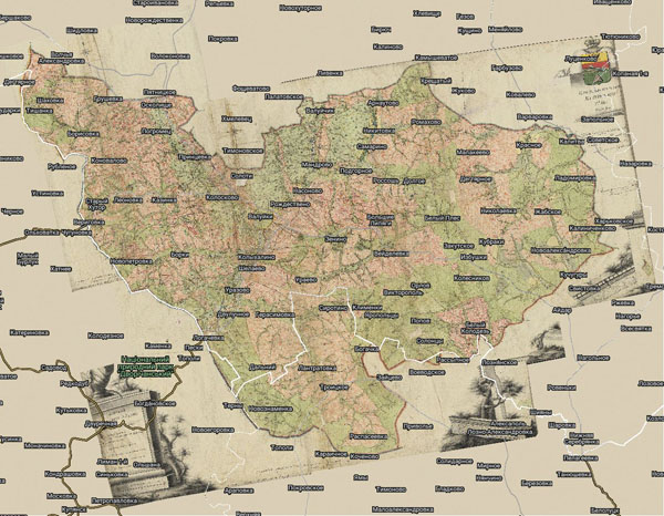 Территория охвата карты