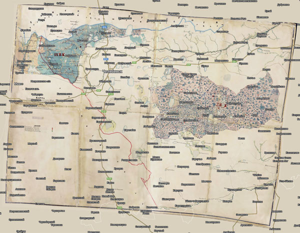 Территория охвата карты