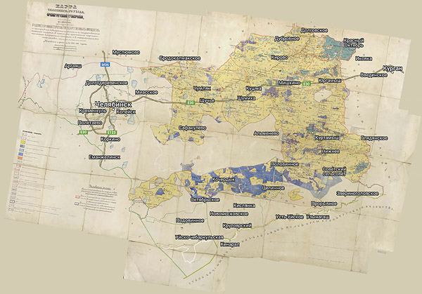 Территория охвата карты