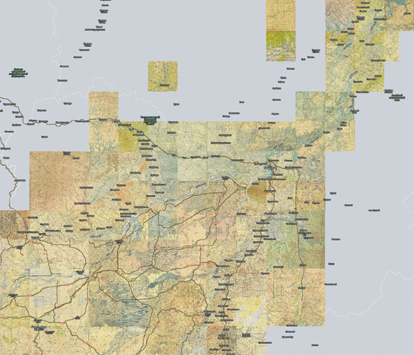 Территория охвата карты