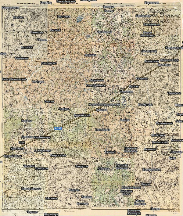 Территория охвата карты