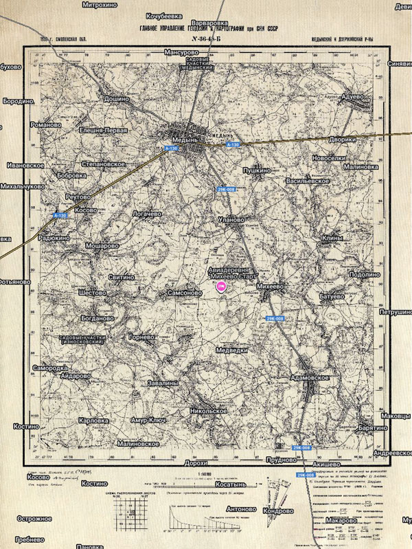 Территория охвата карты