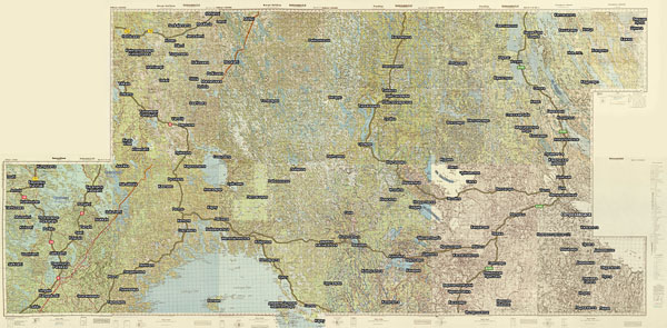 Территория охвата карты