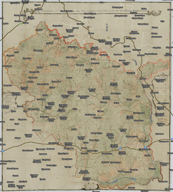 Территория охвата карты