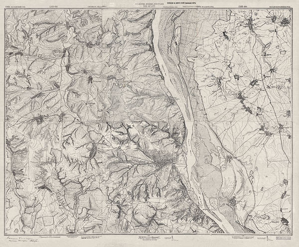 Верстовка окрестностей Теньков 1918 года