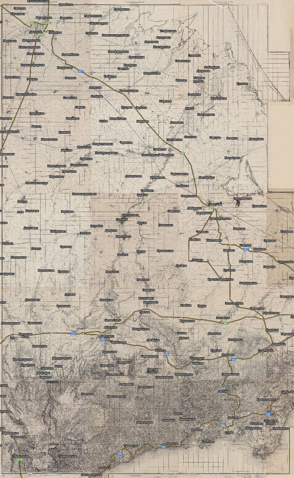 Территория охвата карты