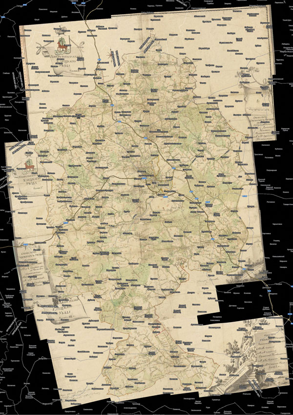 Территория охвата карты