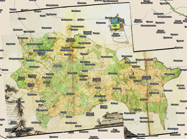 Территория охвата карты