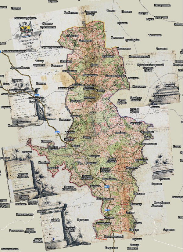 Территория охвата карты