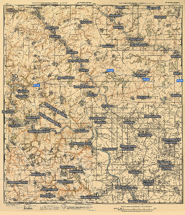 Территория охвата карты