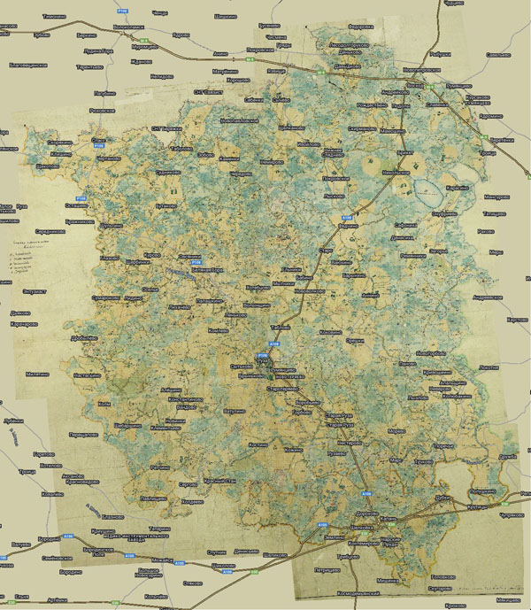 Территория охвата карты