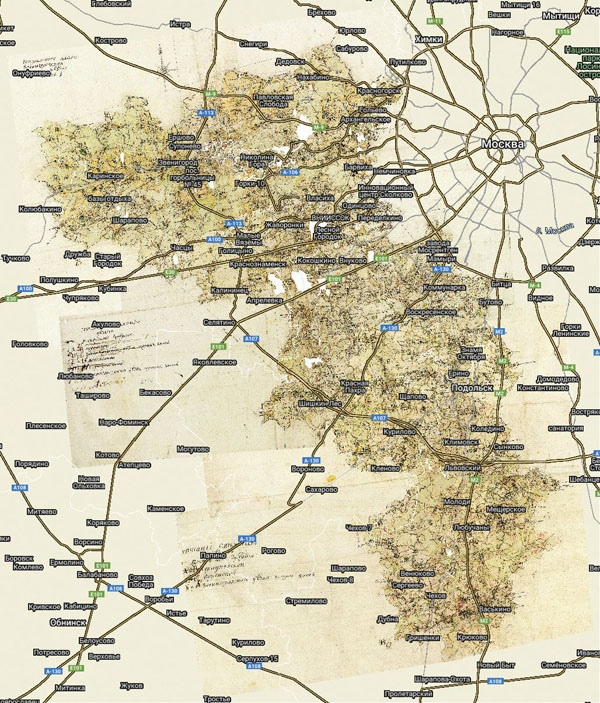 Территория охвата карты