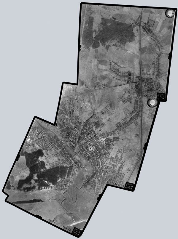 Немецкая аэрофотосъемка Серпухова 1941 года