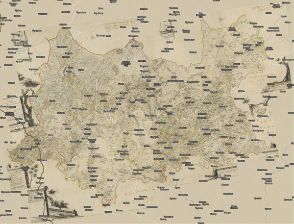 Территория охвата карты