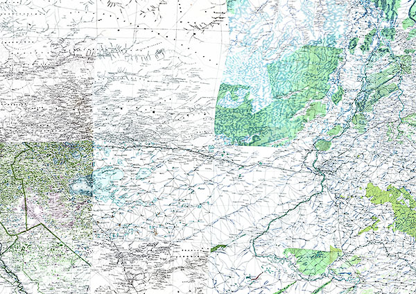Специальная карта Западной Сибири - Новосибирская область