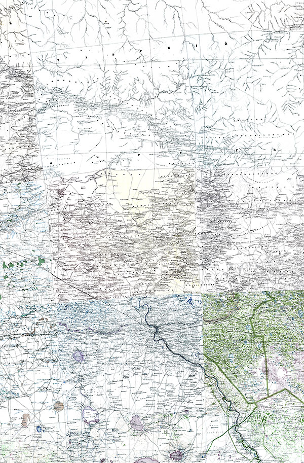 Специальная карта Западной Сибири - Омская область