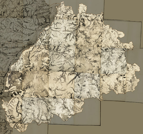 Карта Менде Городищенского уезда Пензенской губернии