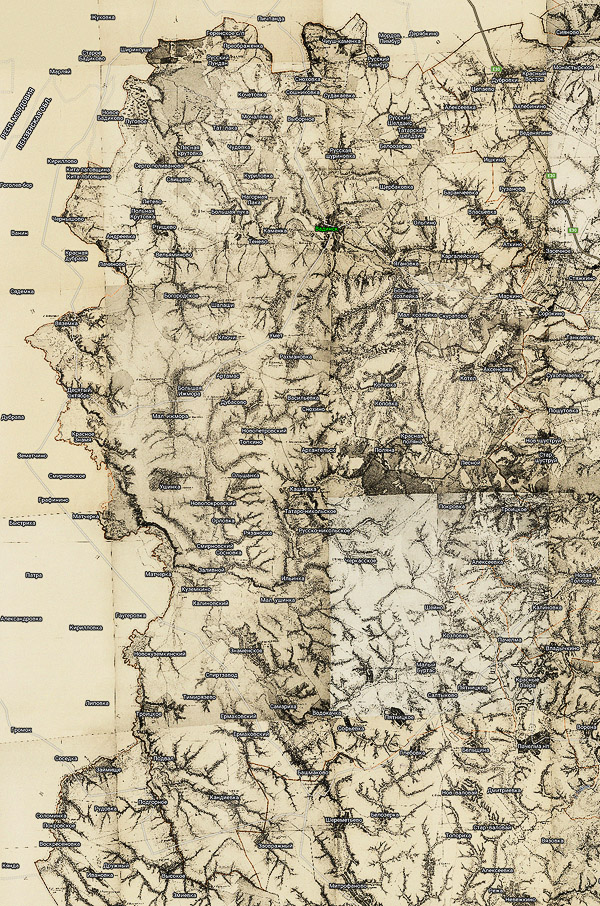 Территория охвата карты