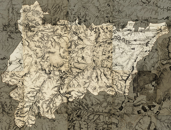 Карта Менде Мокшанского уезда Пензенской губернии