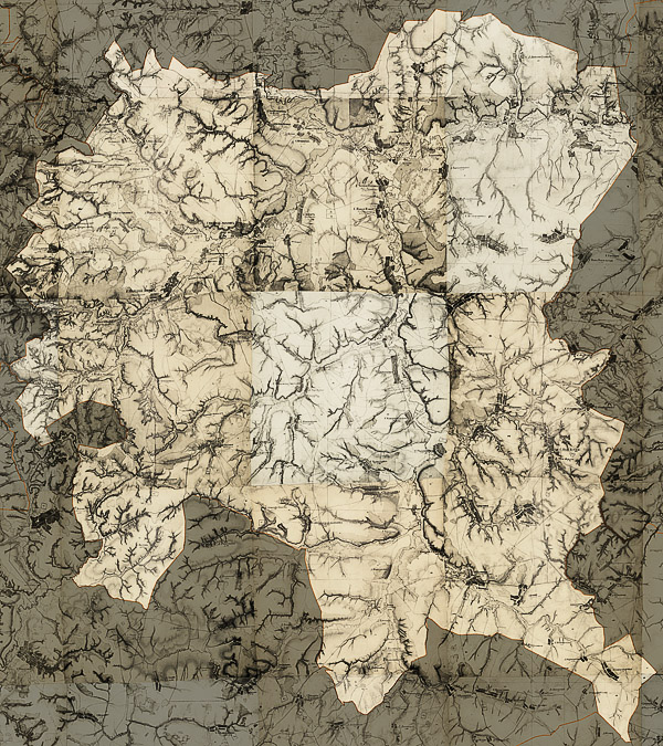 Карта Менде Нижнеломовского уезда Пензенской губернии