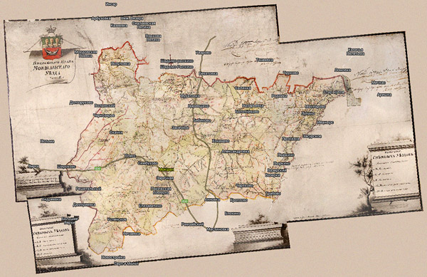 Территория охвата карты