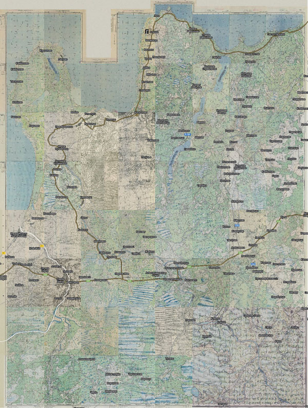 Территория охвата карты