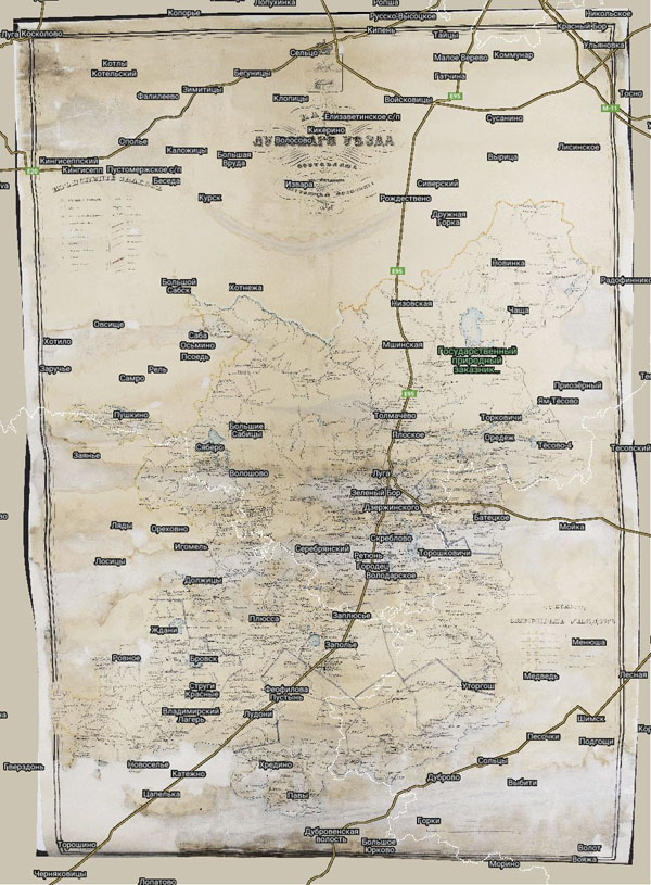 Территория охвата карты