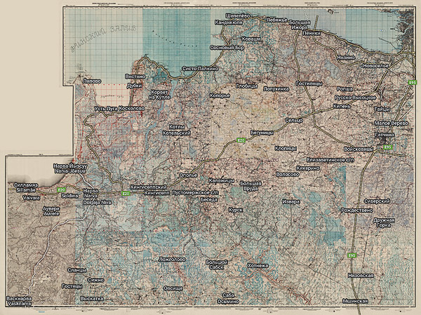 Территория охвата карты